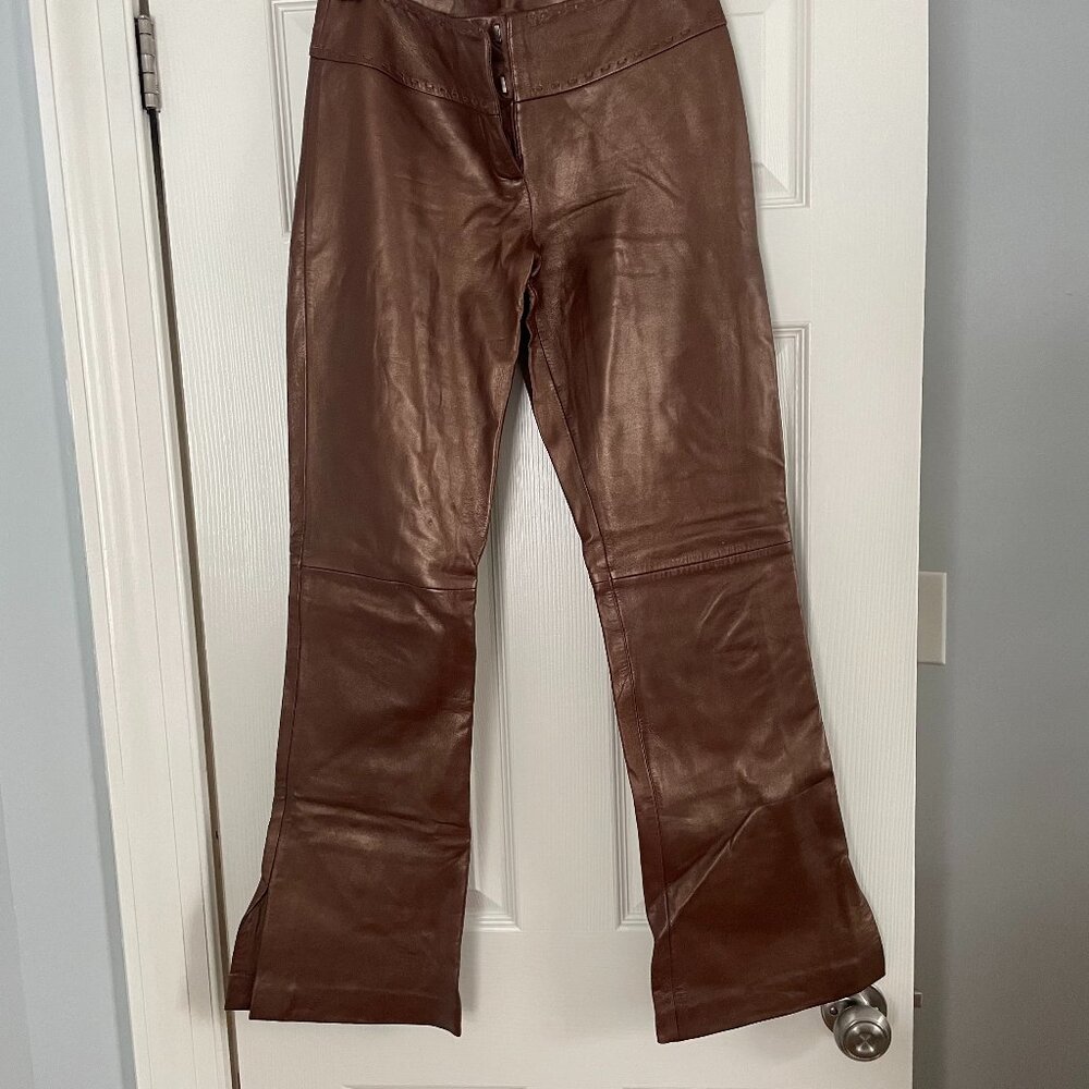 Vintage Cache leather pants